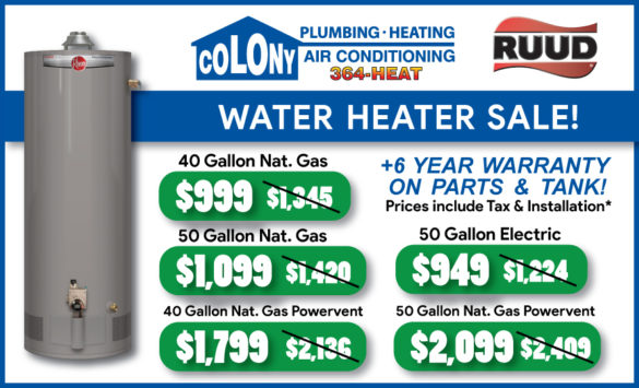 Water_Heater_Sale_Colony_Plumbing_Heating_Air_Conditioning_Cedar_Rapids_Iowa_City