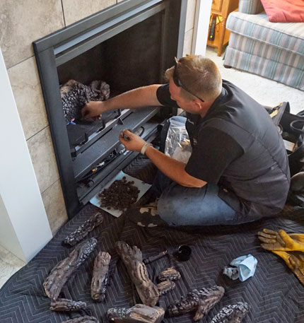 Gas Fireplace Cleaning Colony Plumbing Heating Air Conditioning Cedar Rapids Iowa City North Liberty 