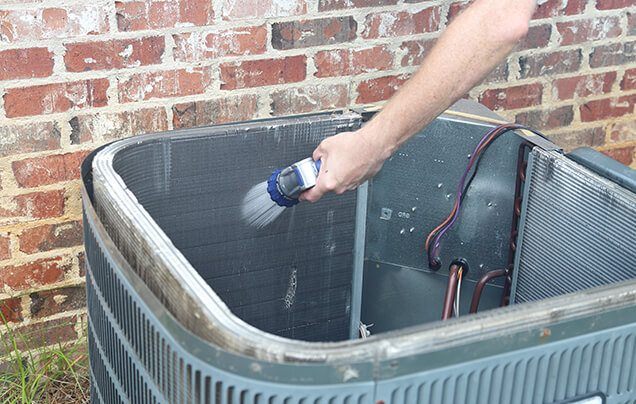 Cleaning A/C Unit